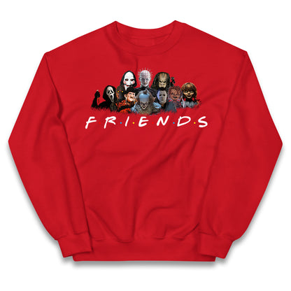 Horror Characters Friends Halloween Kids Jumper