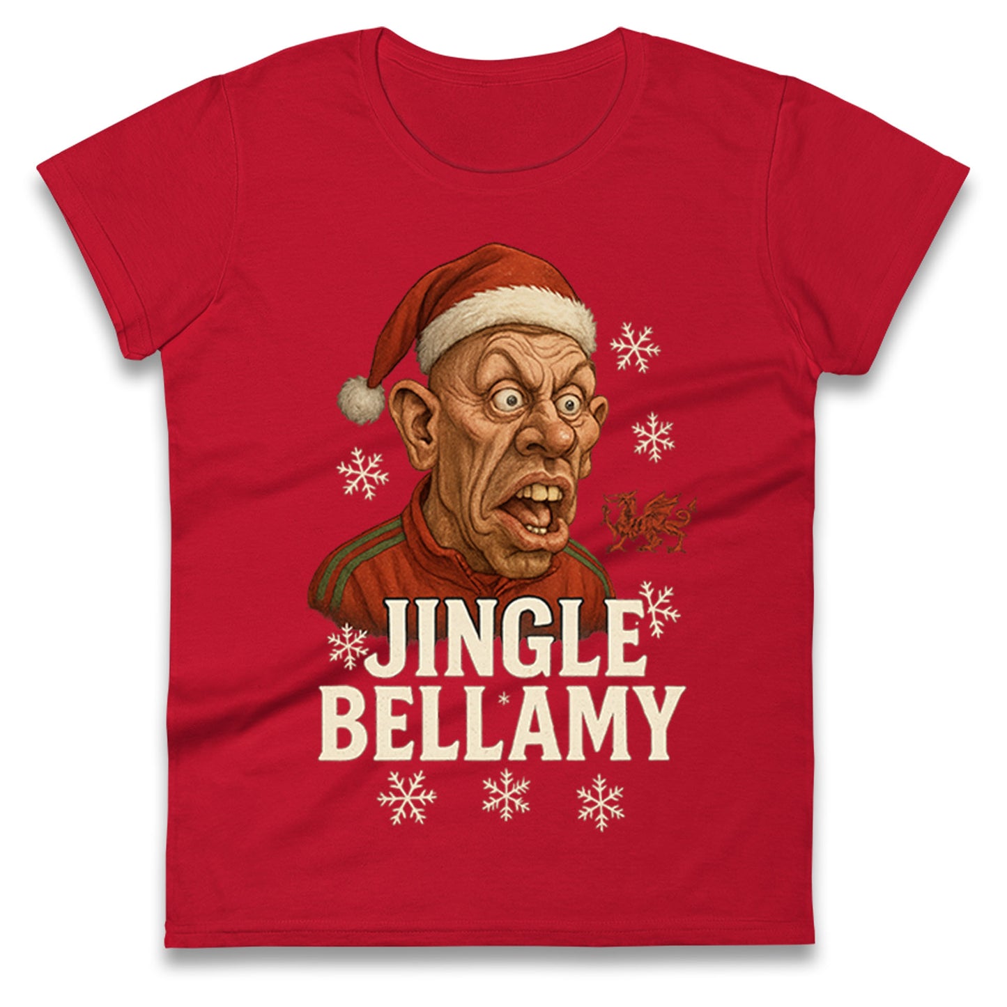 Craig Bellamy Christmas Ladies T Shirt