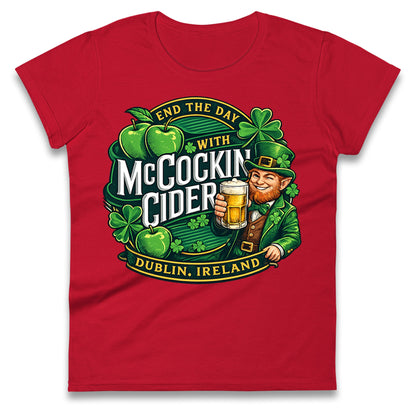 McCockin Cider Ladies T Shirt 
