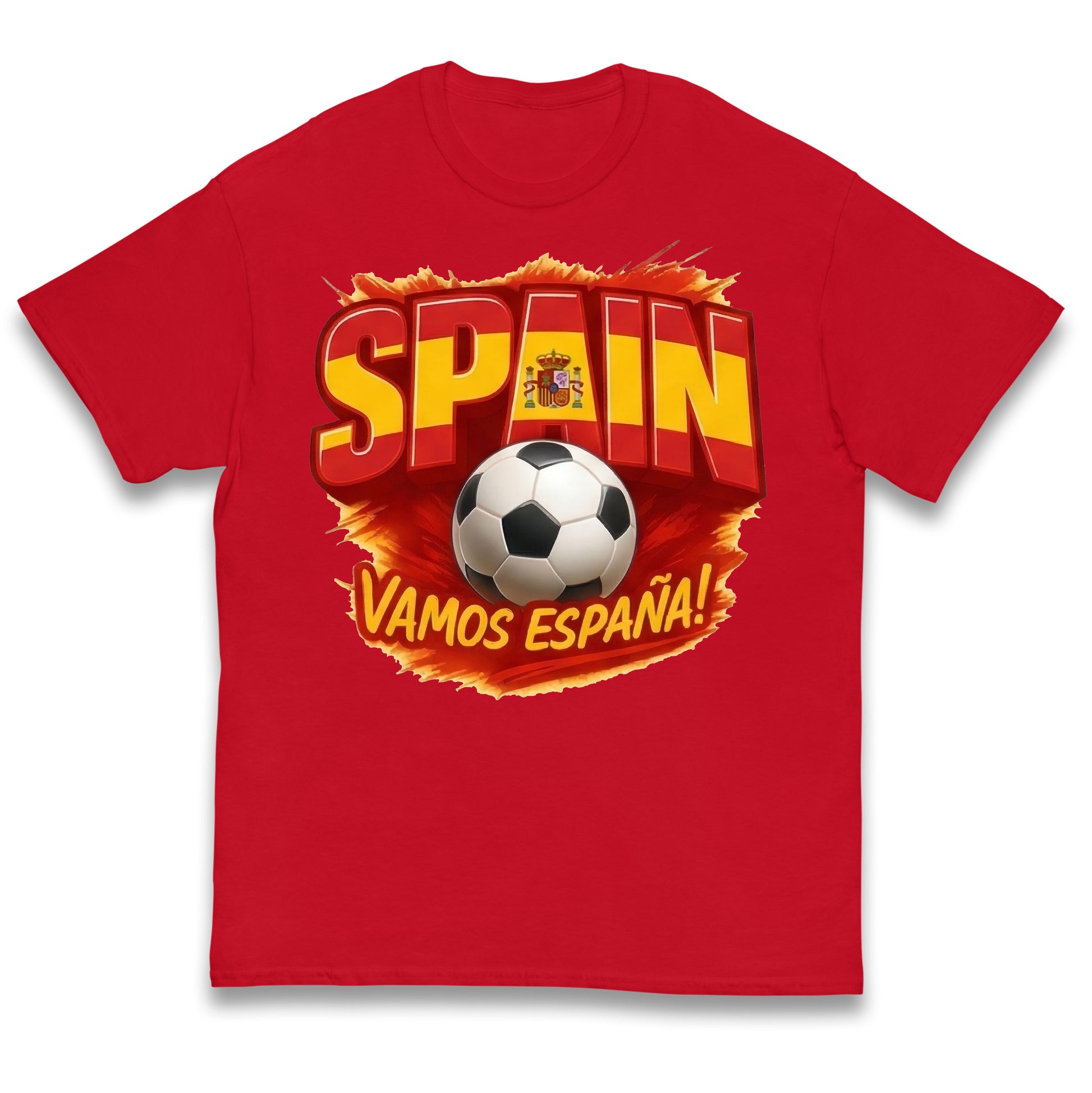 Spain Retro World Cup Kids T Shirt 