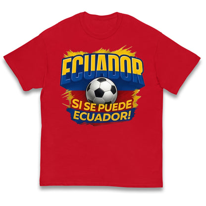 Ecuador Retro World Cup Kids T Shirt