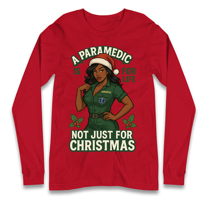 Paramedic Xmas Longsleeve T Shirt