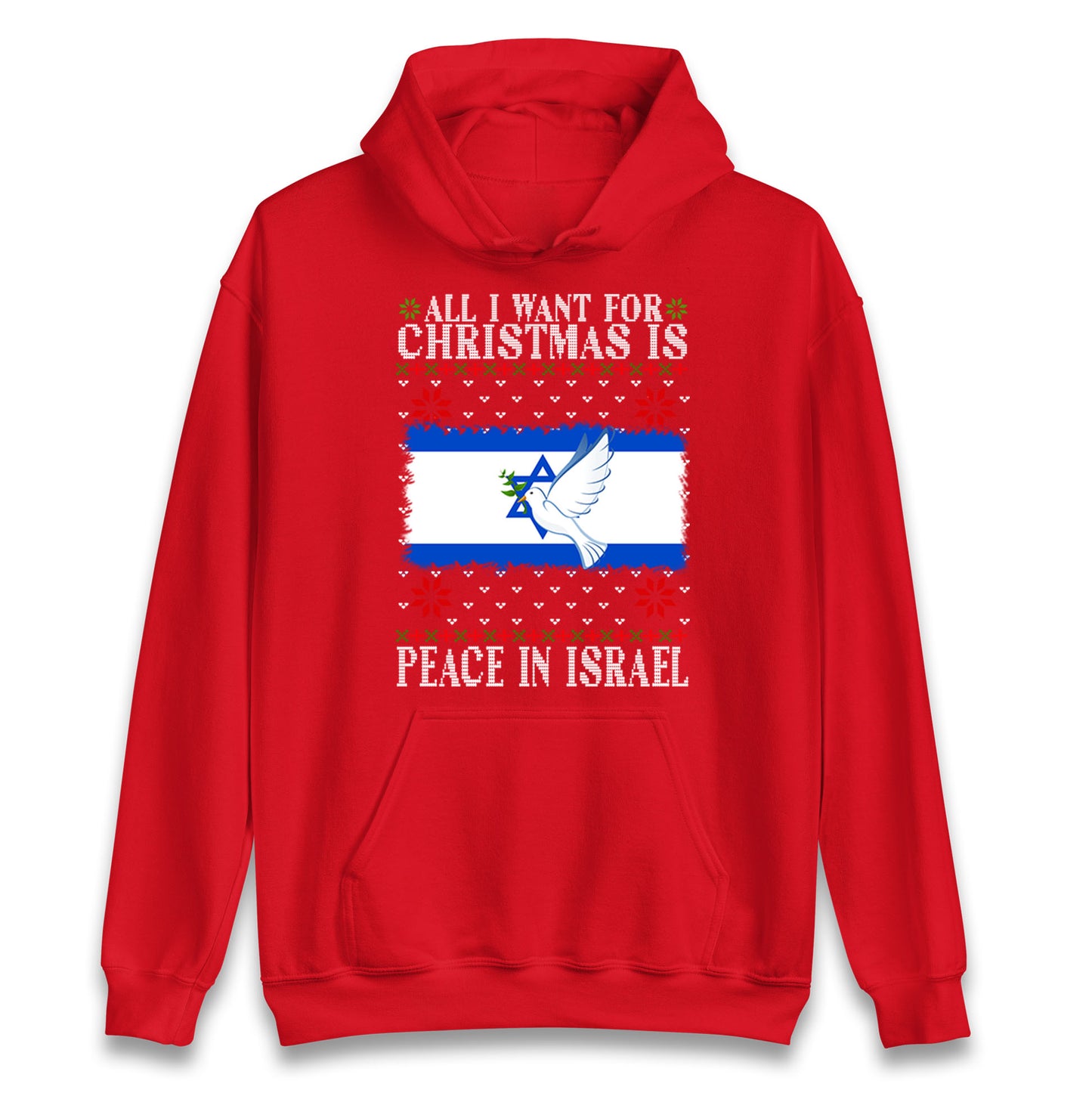 peace in israel hoodie