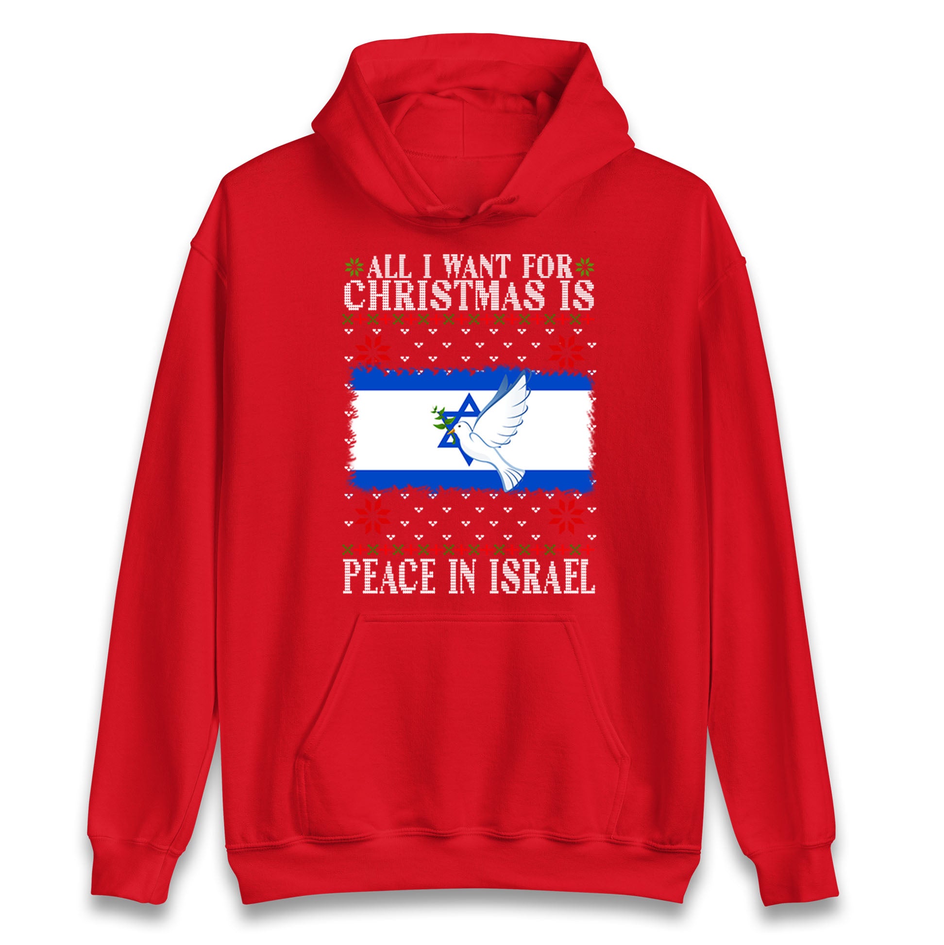 peace in israel hoodie