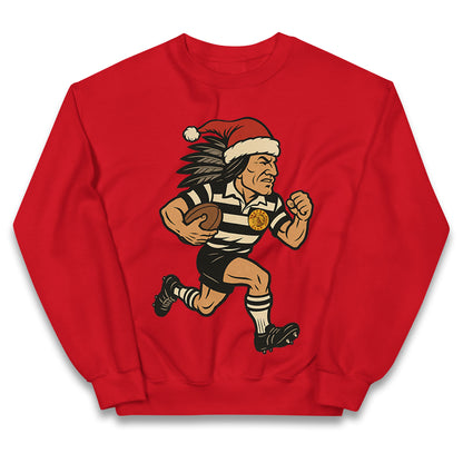 Newcastle Falcons Christmas Kids Jumper 