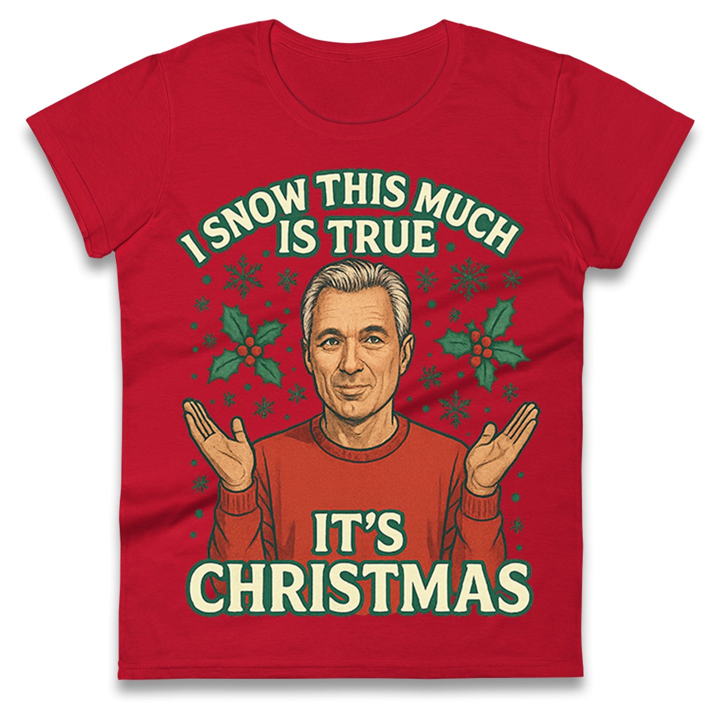 Martin Kemp Christmas Ladies T Shirt 
