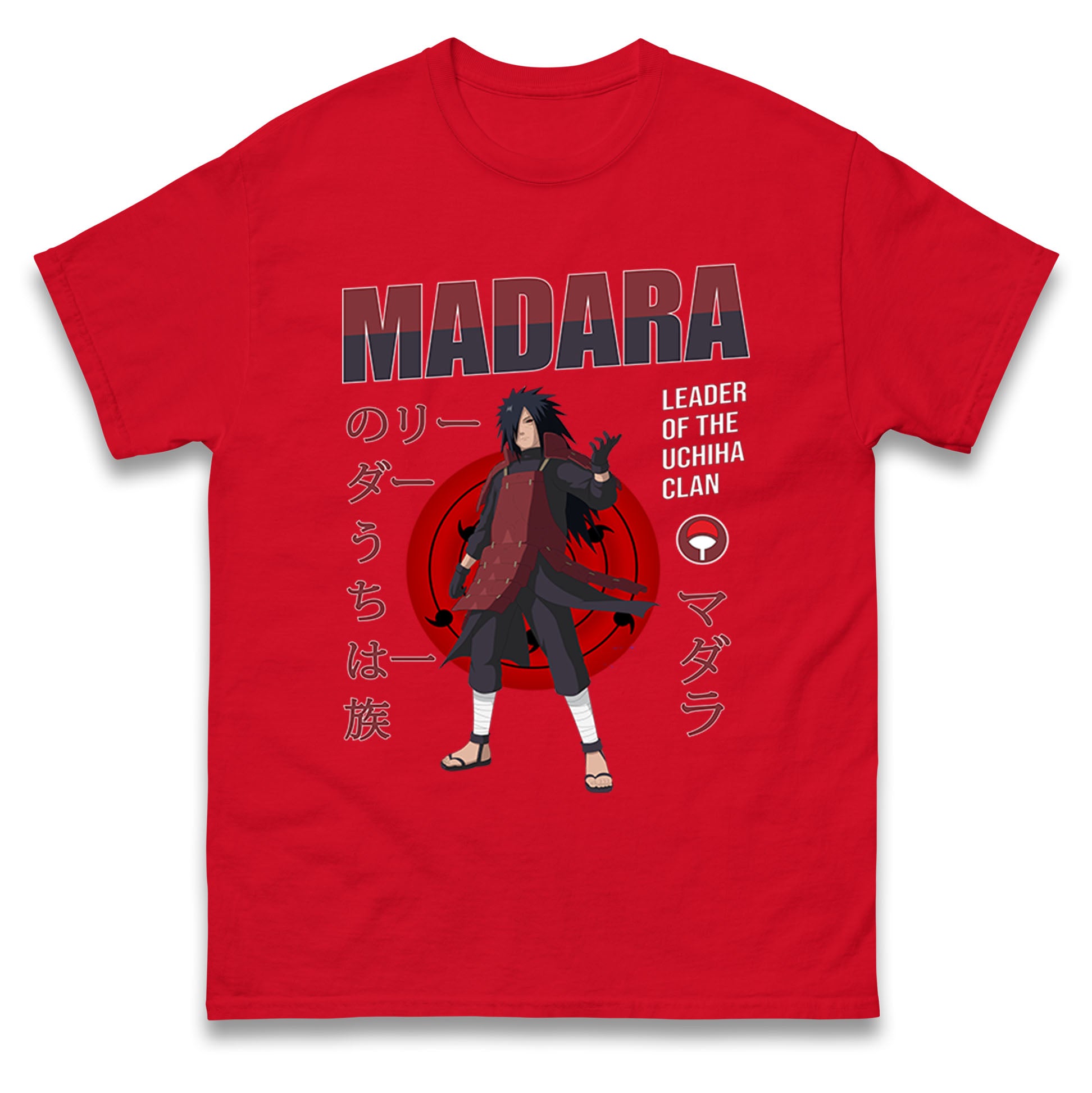 naruto shippuden madara uchiha t shirt