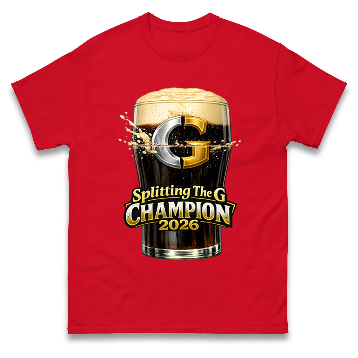 Splitting The G Champion T Shirt