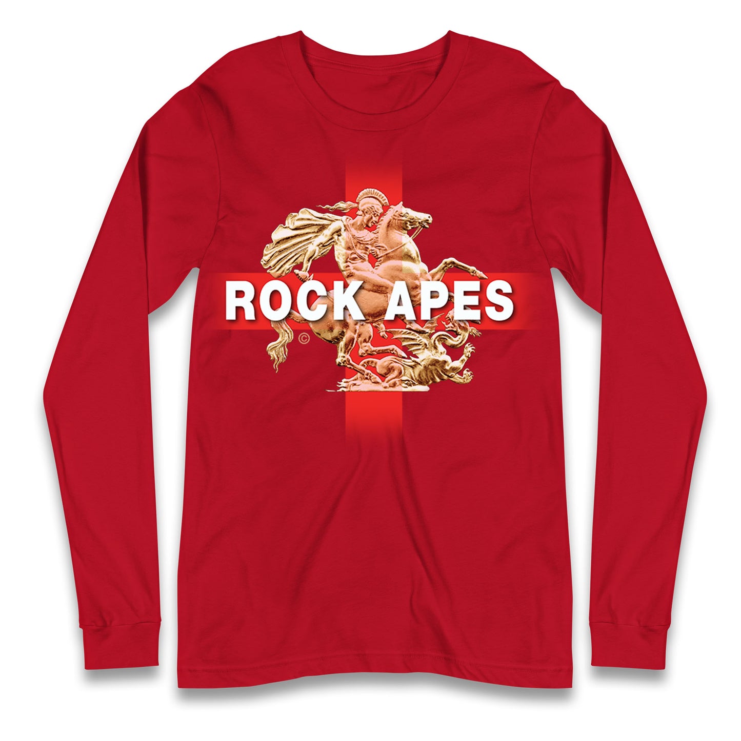 Rock Apes St George & The Dragon Long Sleeve T Shirt