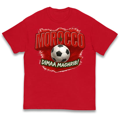 Morocco Retro World Cup Kids T Shirt 
