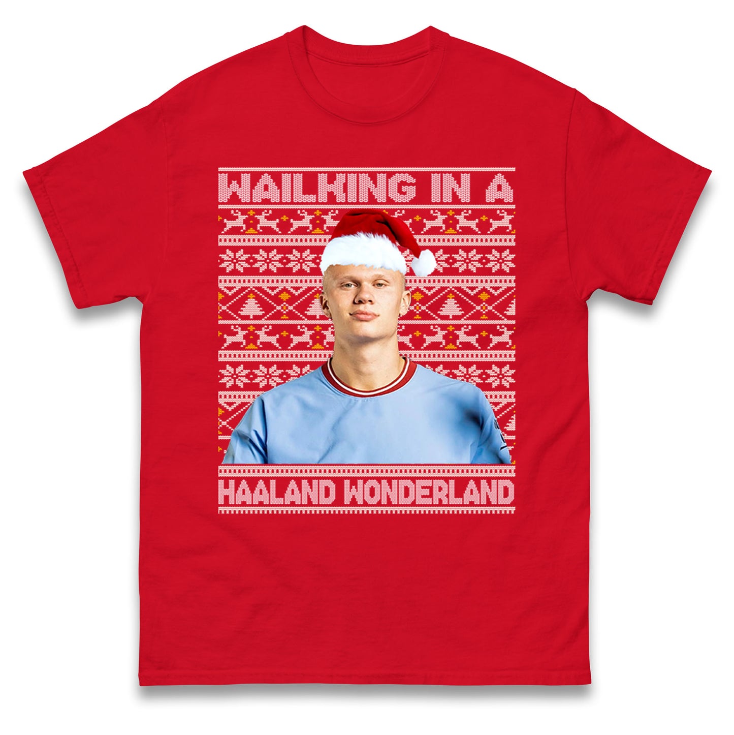 erling haaland christmas t shirt