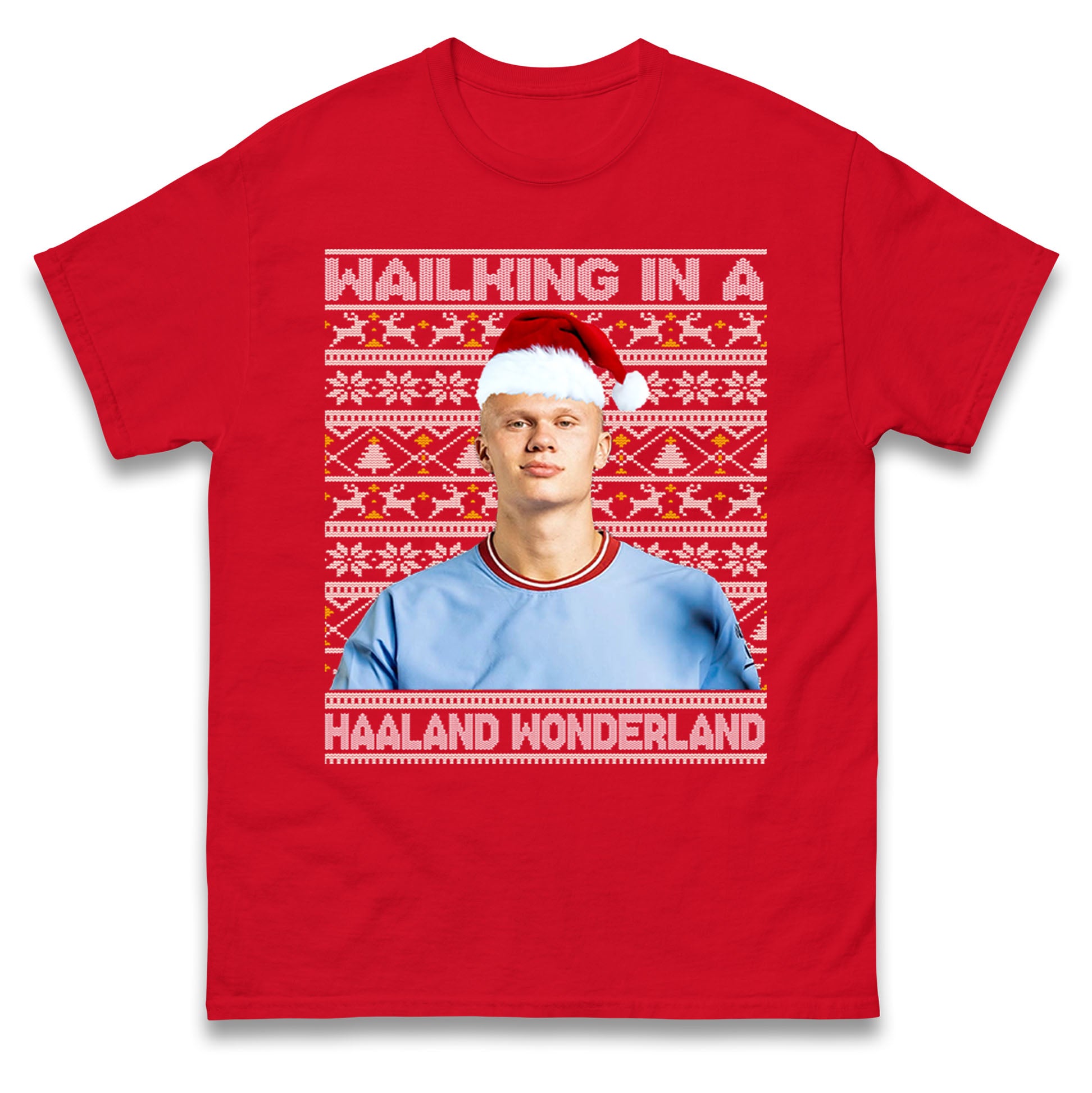 erling haaland christmas t shirt