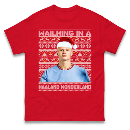 erling haaland christmas t shirt