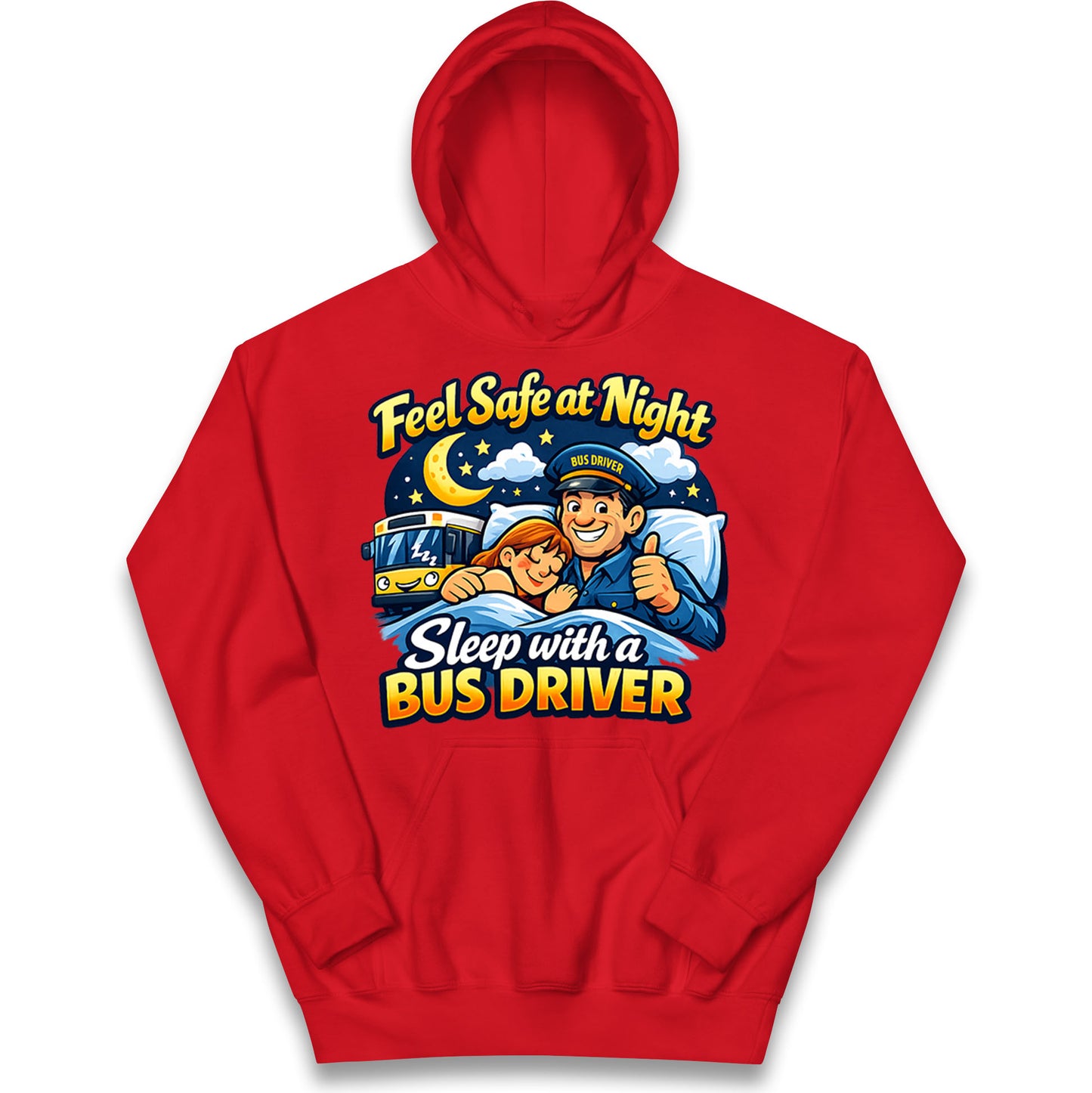 Bus Driver Job Title Kids Hoodie