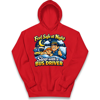 Bus Driver Job Title Kids Hoodie