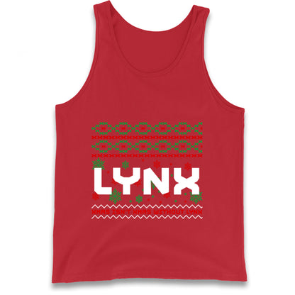 Lynx Christmas Tank Top