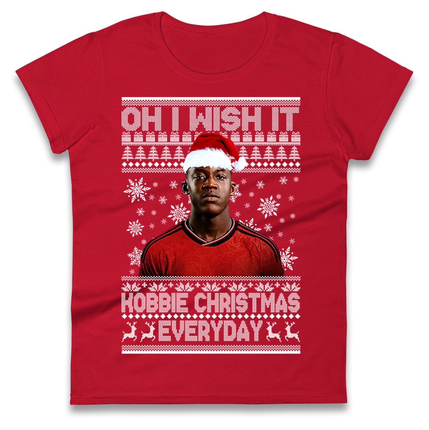 Kobbie Mainoo Christmas Ladies T Shirt