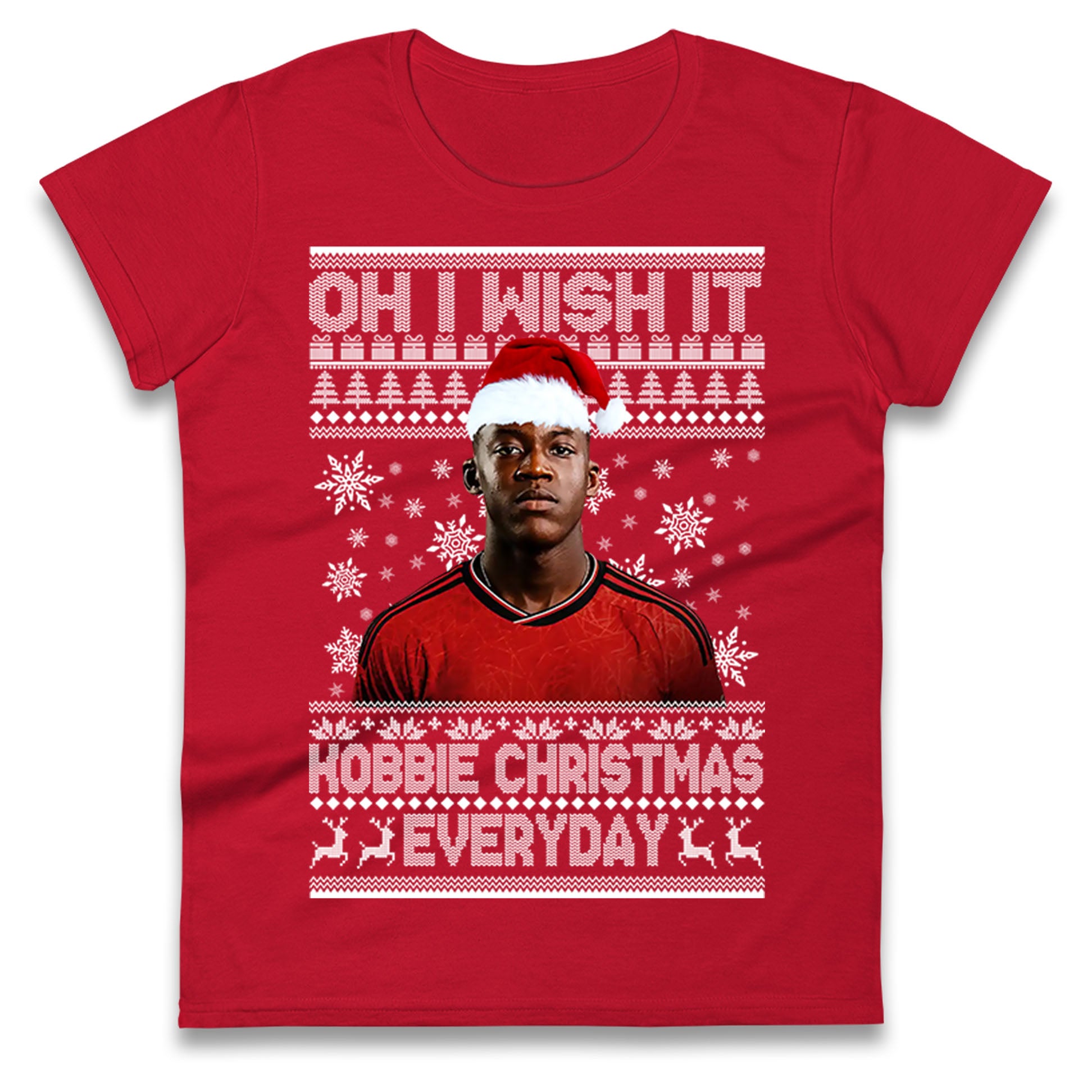 Kobbie Mainoo Christmas Ladies T Shirt