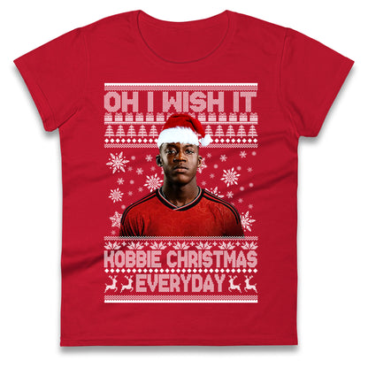 Kobbie Mainoo Christmas Ladies T Shirt