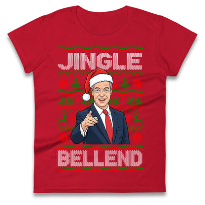 Nigel Farage Christmas Ladies T Shirt