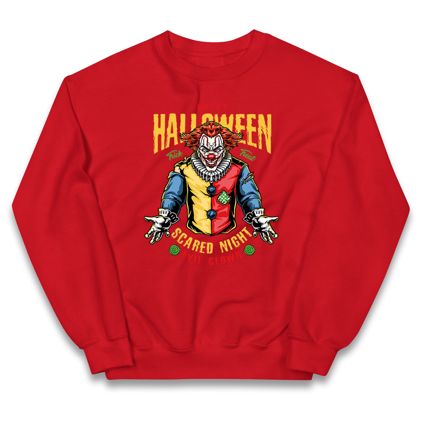 Halloween Clown Kids Jumper