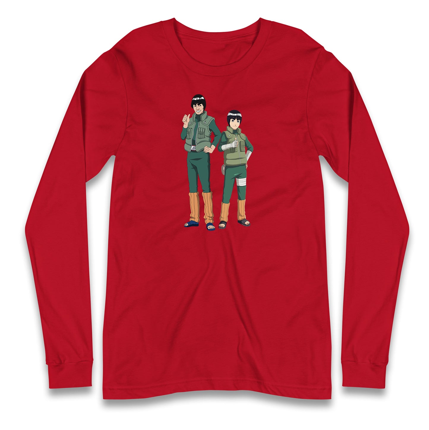 Might Guy & Rock Lee Long Sleeve T Shirt