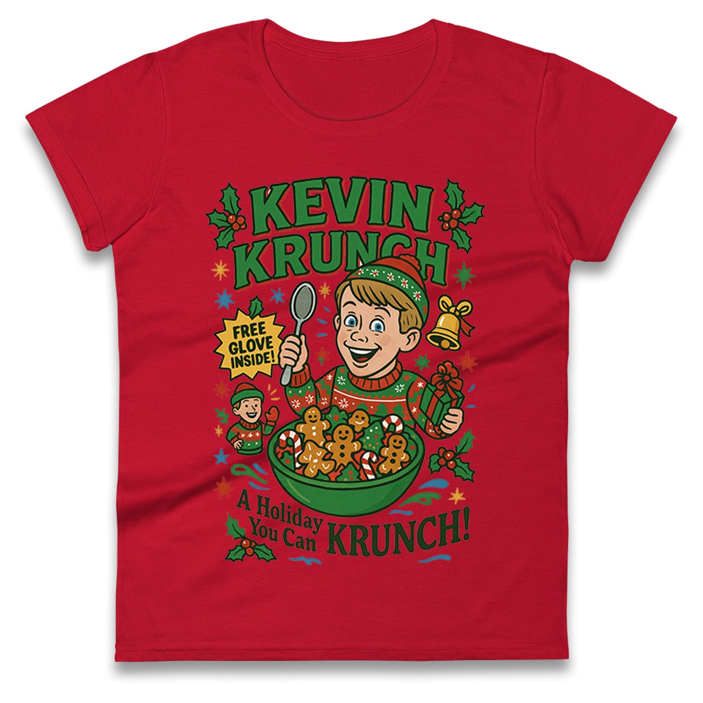 Kevin Home Alone Ladies T Shirt