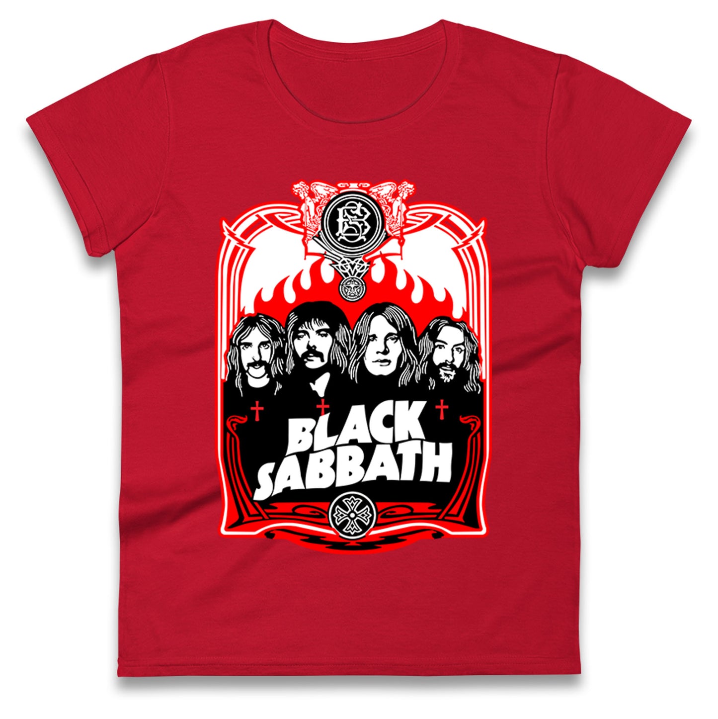 Black sabbath Band Ladies T Shirt 