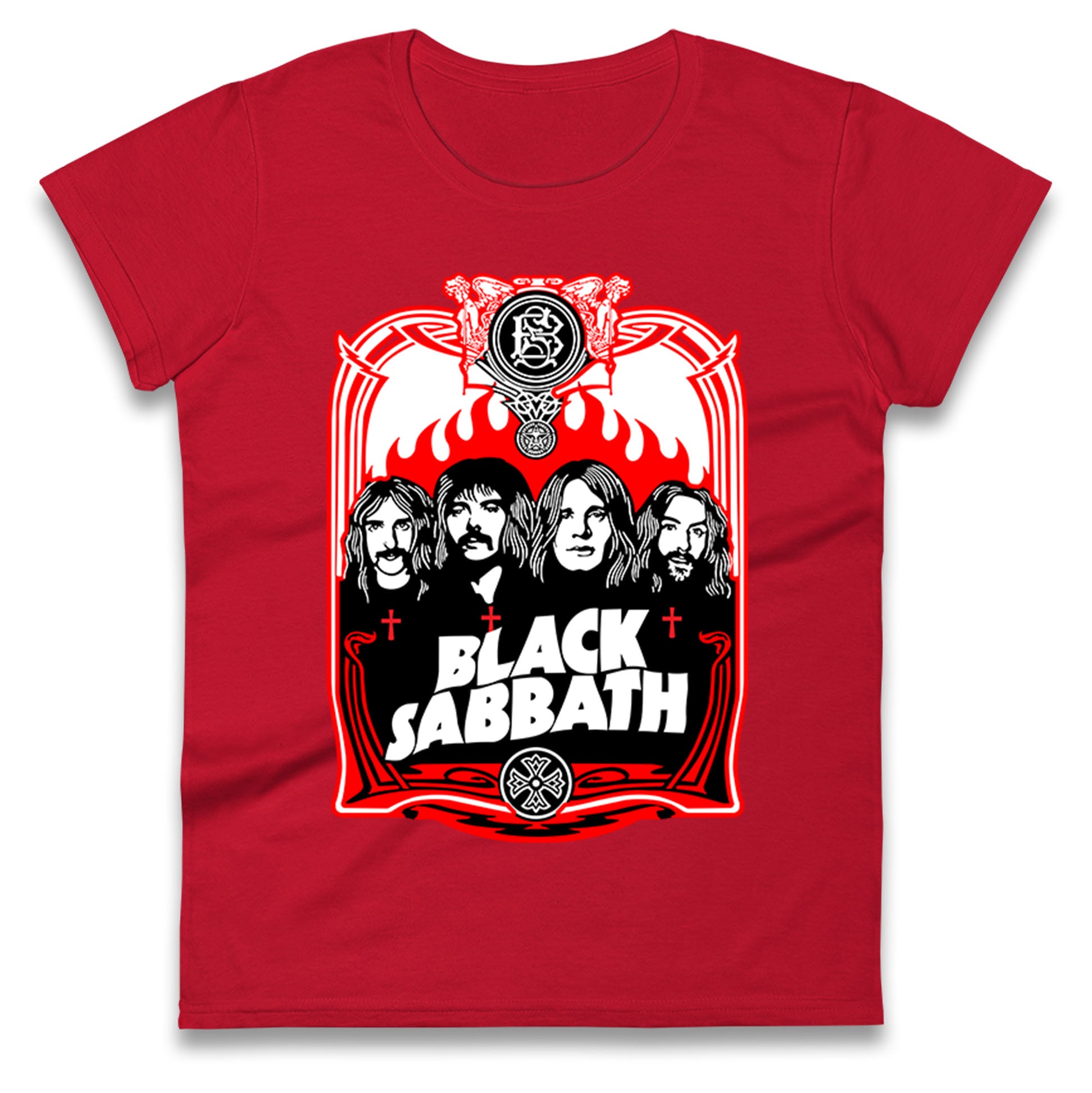 Black sabbath Band Ladies T Shirt 