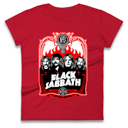 Black sabbath Band Ladies T Shirt 
