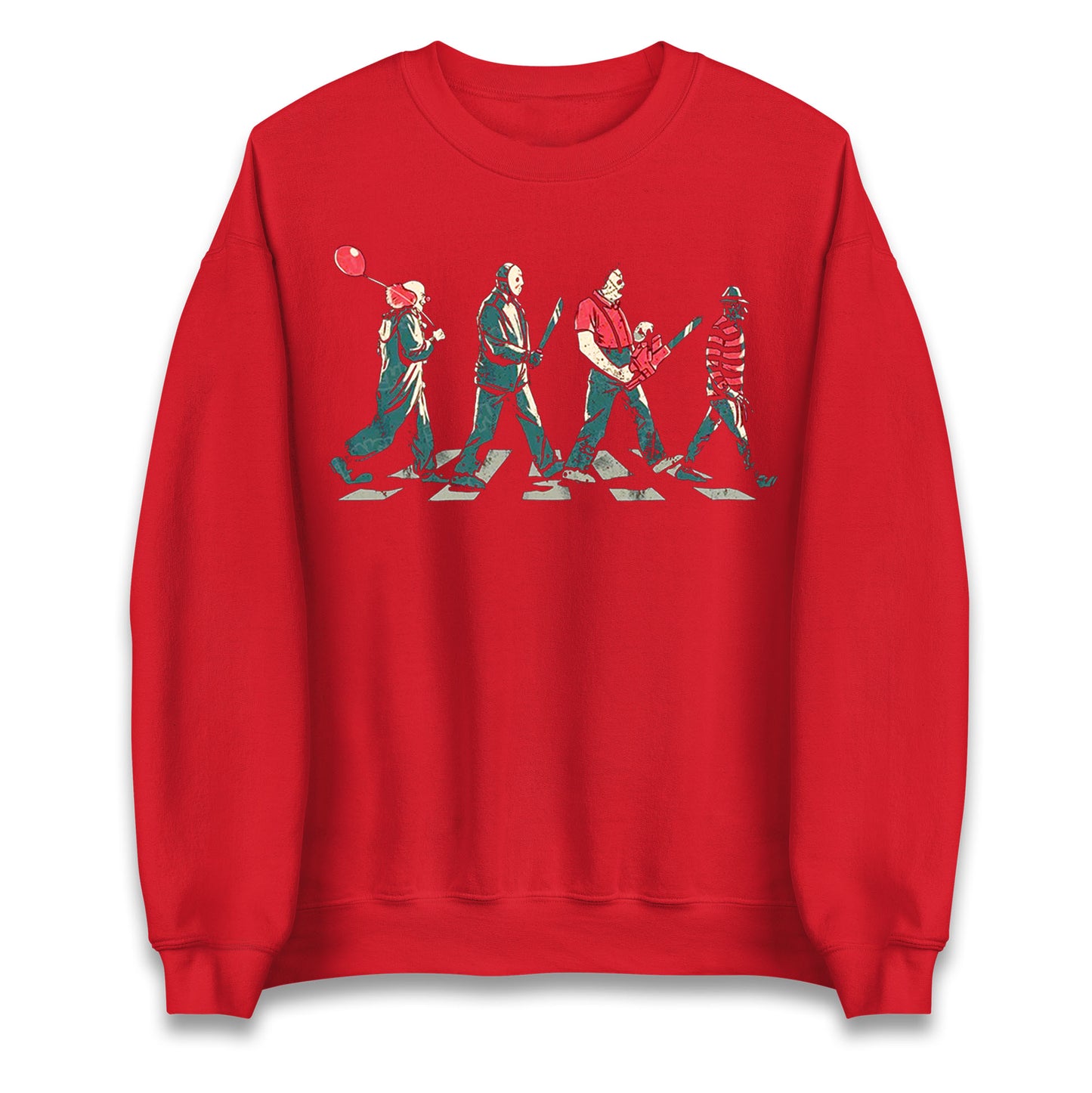 Horror Characters Friends Spoof Halloween Unisex Sweatshirt