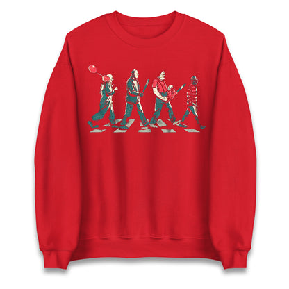 Horror Characters Friends Spoof Halloween Unisex Sweatshirt