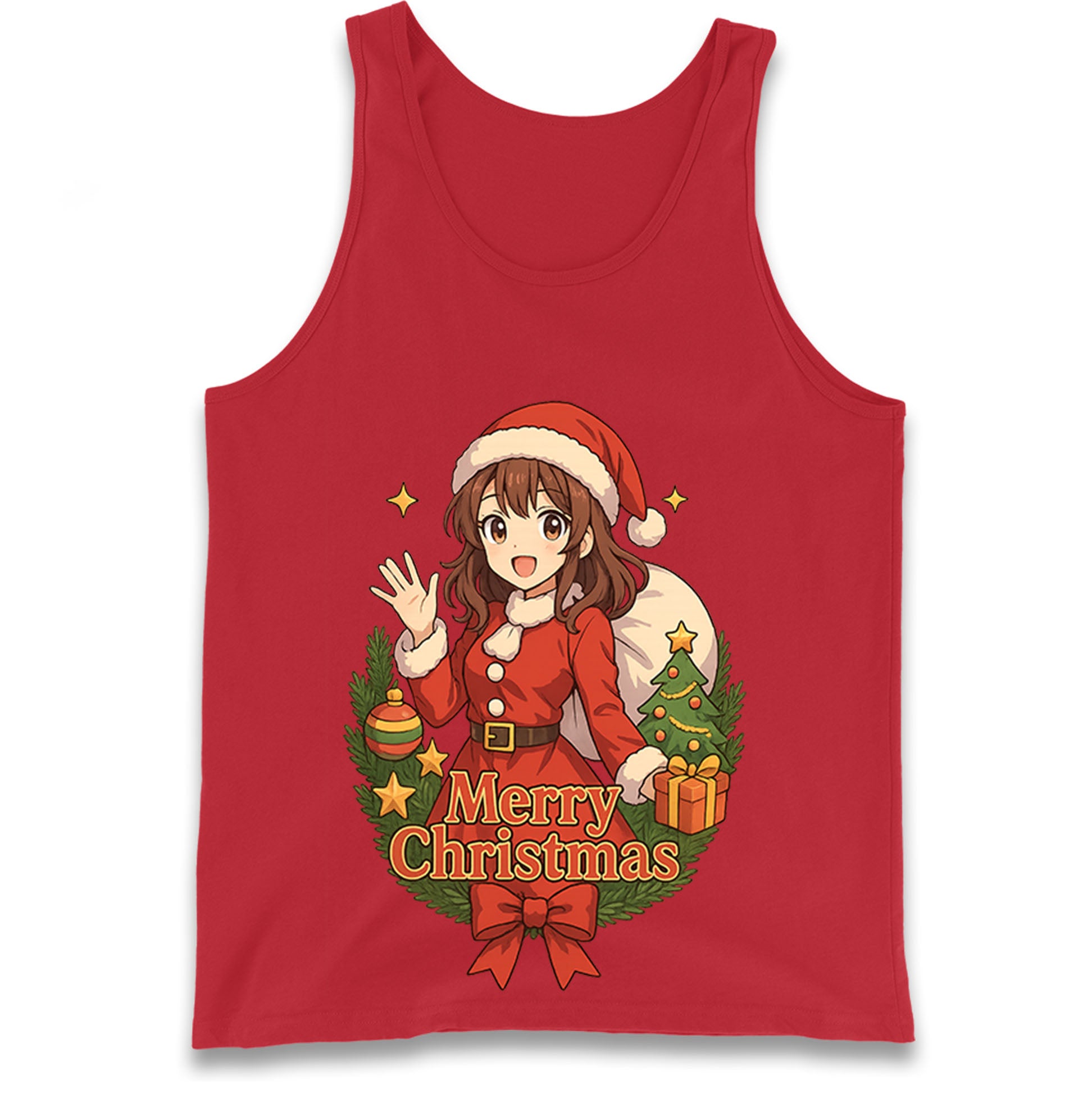 Anime Christmas Tank Top
