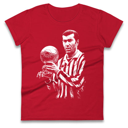 Zinedine Zidane Juventus Ladies T Shirt