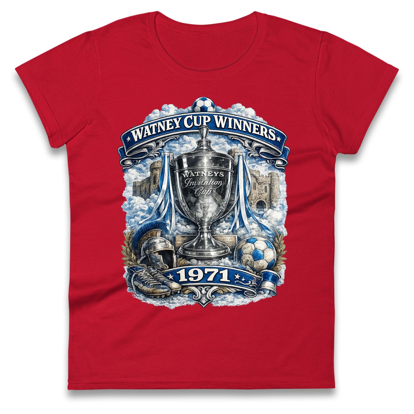 Retro Colchester Watney Cup Winners 1971 Ladies Shirt