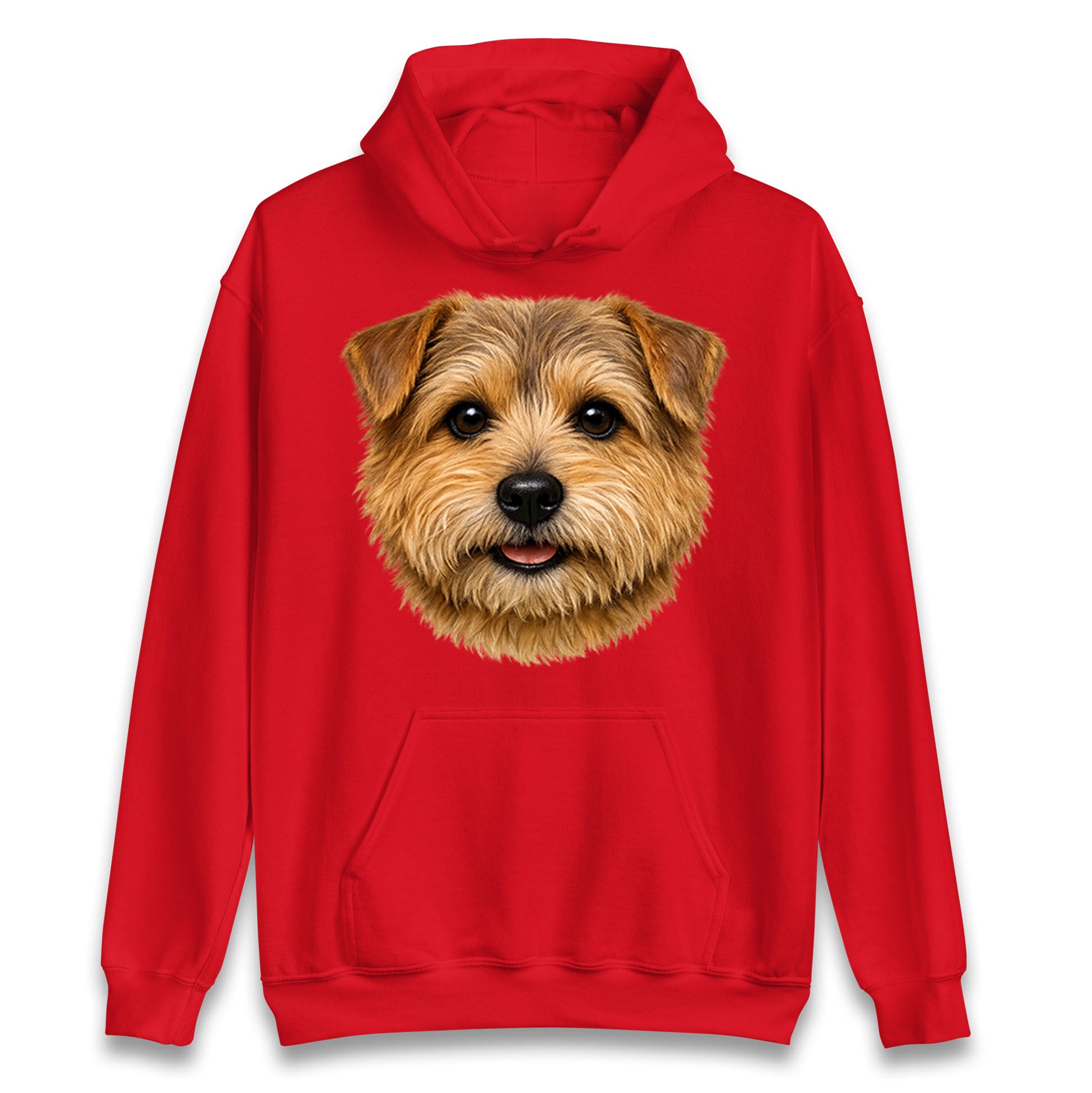 Norfolk Terrier Dog Face Hoodie
