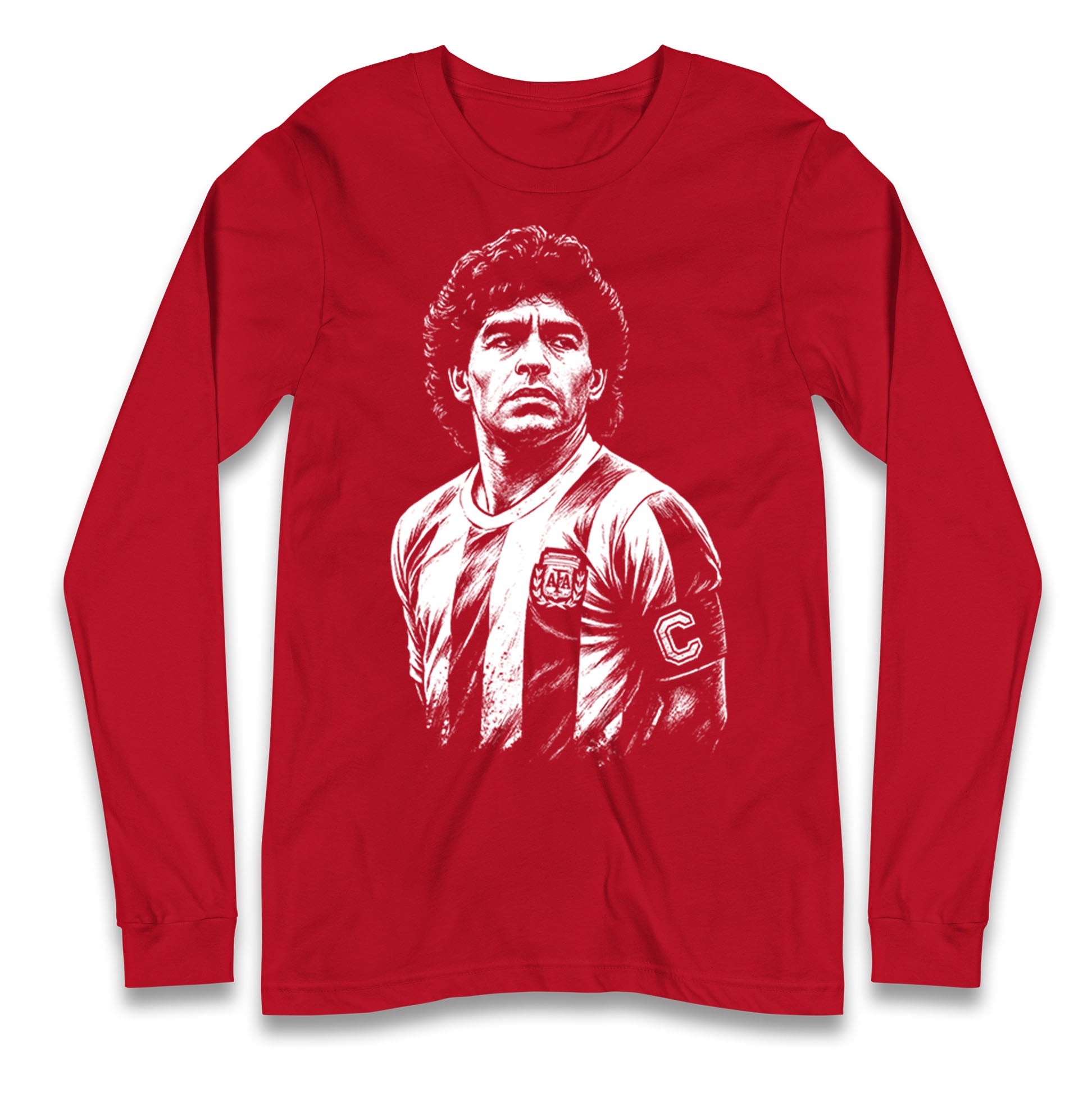 Maradona Argentina Longsleeve T Shirt