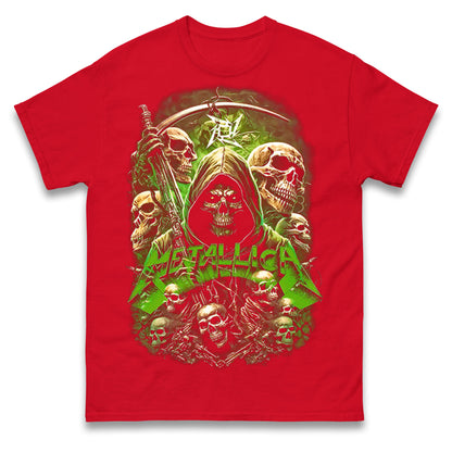 Metallica Green Skulls T Shirt