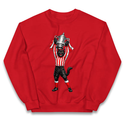 Retro Sunderland FA Cup Winners 1972-1973 Kids Jumper