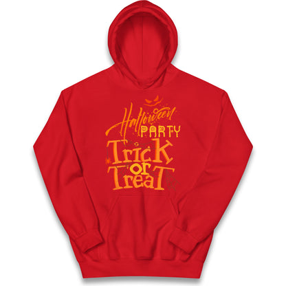 Halloween Party Trick Or Treat Kids Hoodie