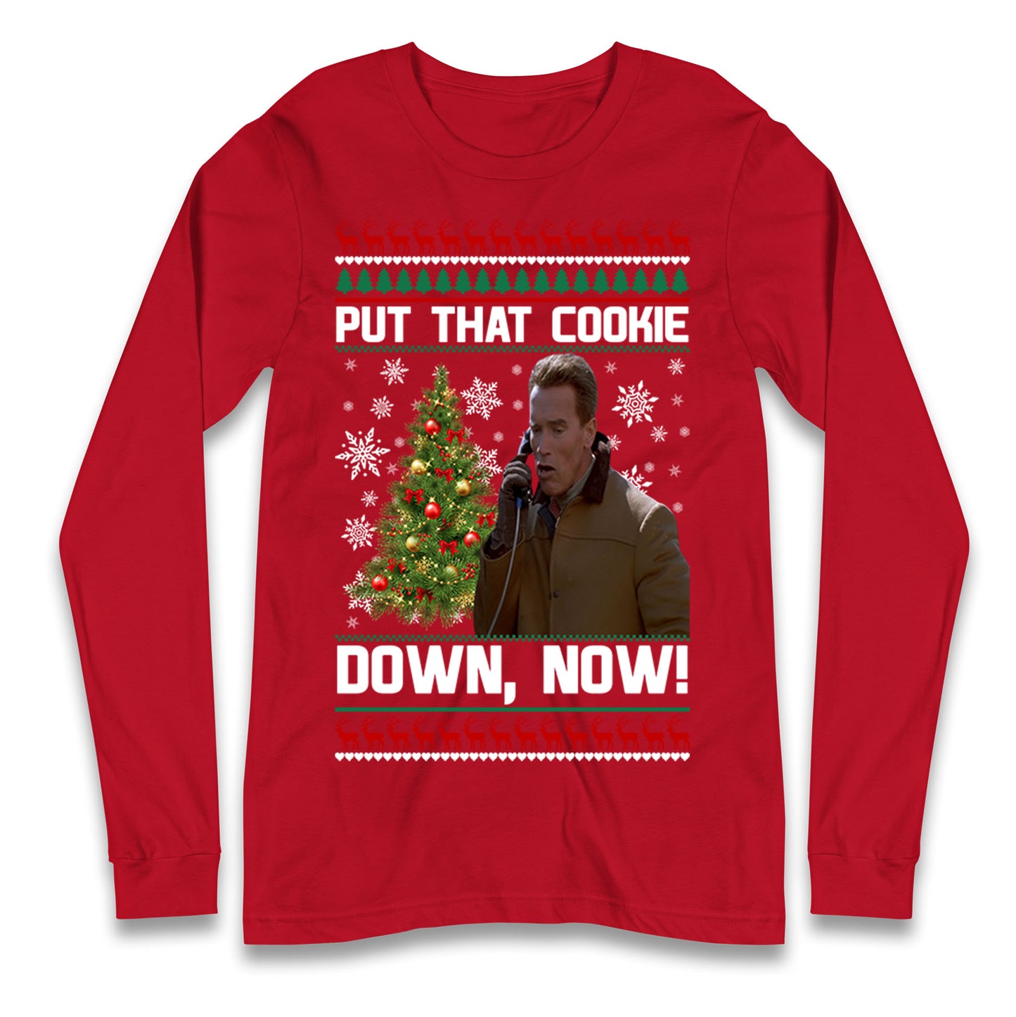 Arnie Christmas Longsleeve T Shirt