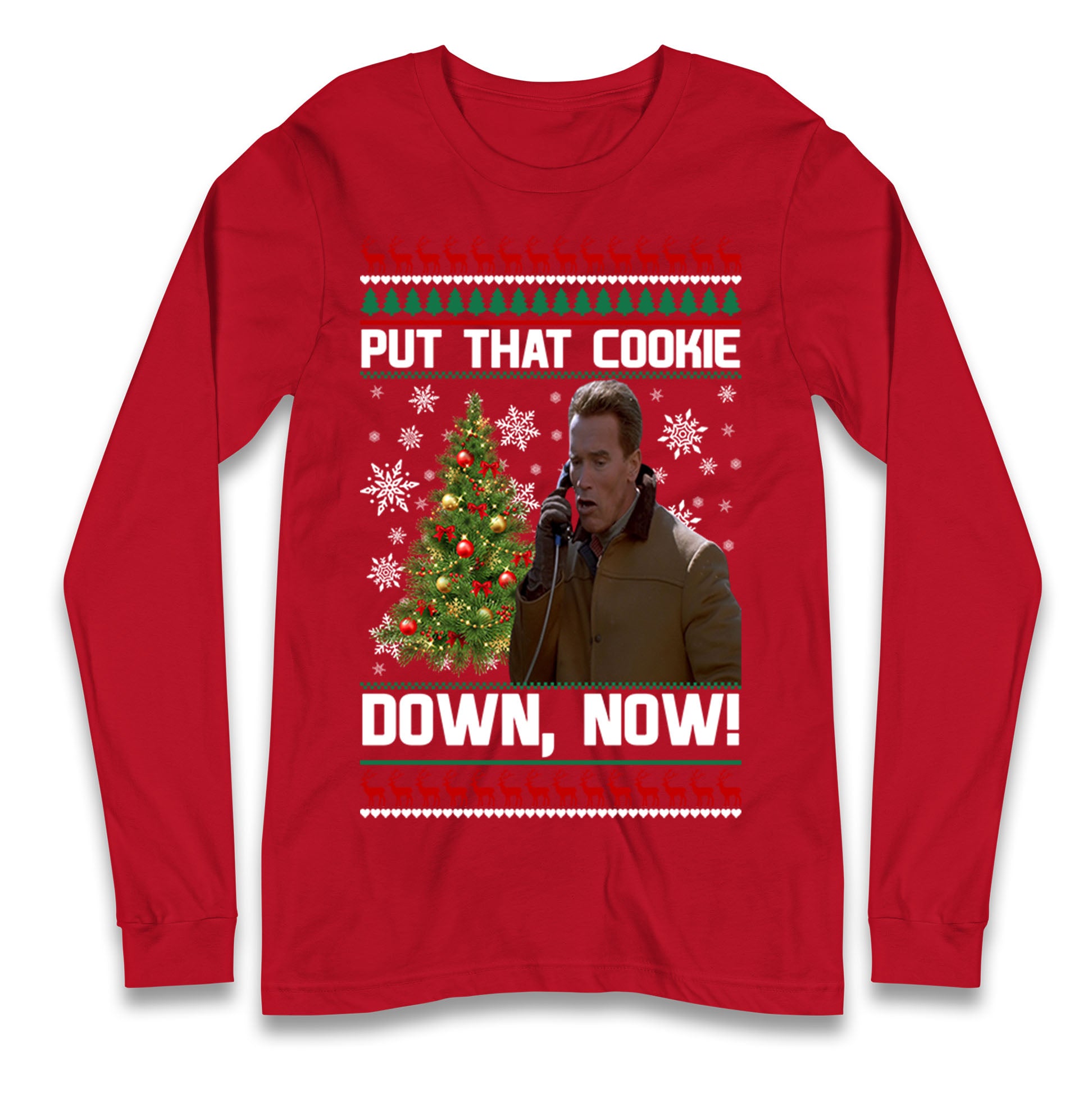 Arnie Christmas Longsleeve T Shirt