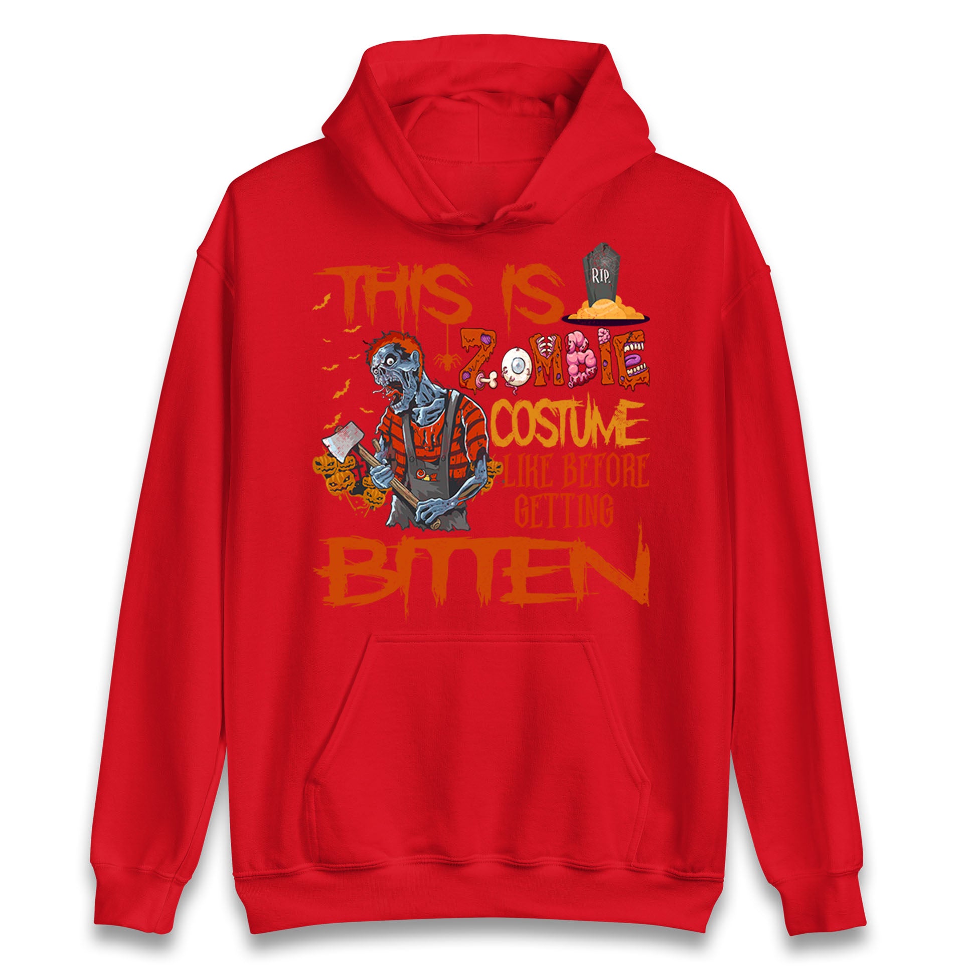 Zombie Costume Halloween Hoodie
