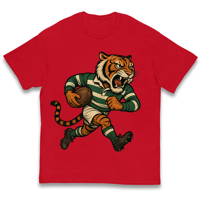 Retro Leicester Tigers Rugby Union Kids T Shirt