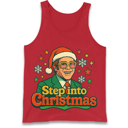 Elton John Christmas Tank Top