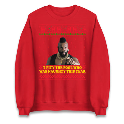 mr t christmas sweatshirt