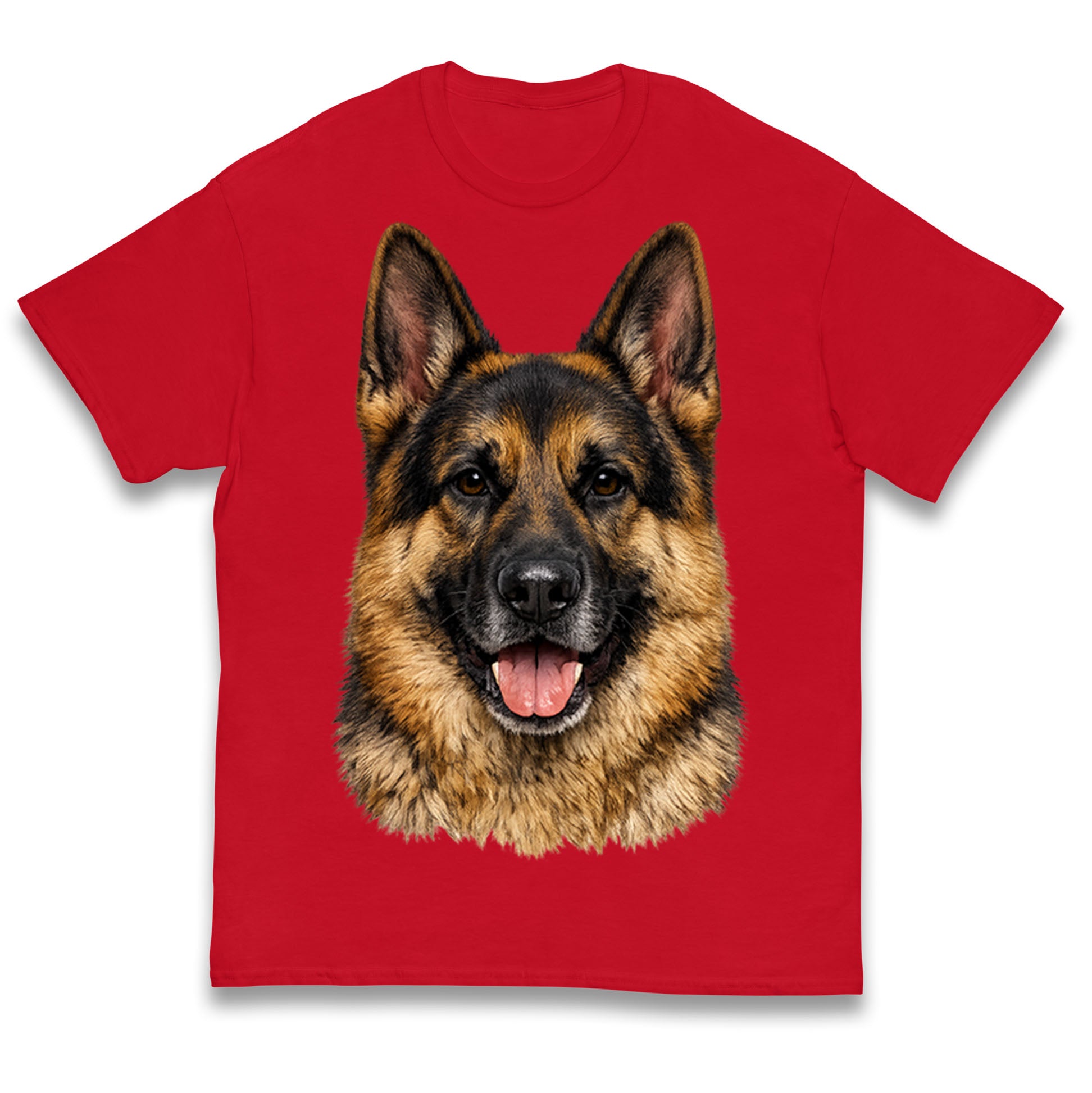 German Shepherd Dog Face Kids T Shirt