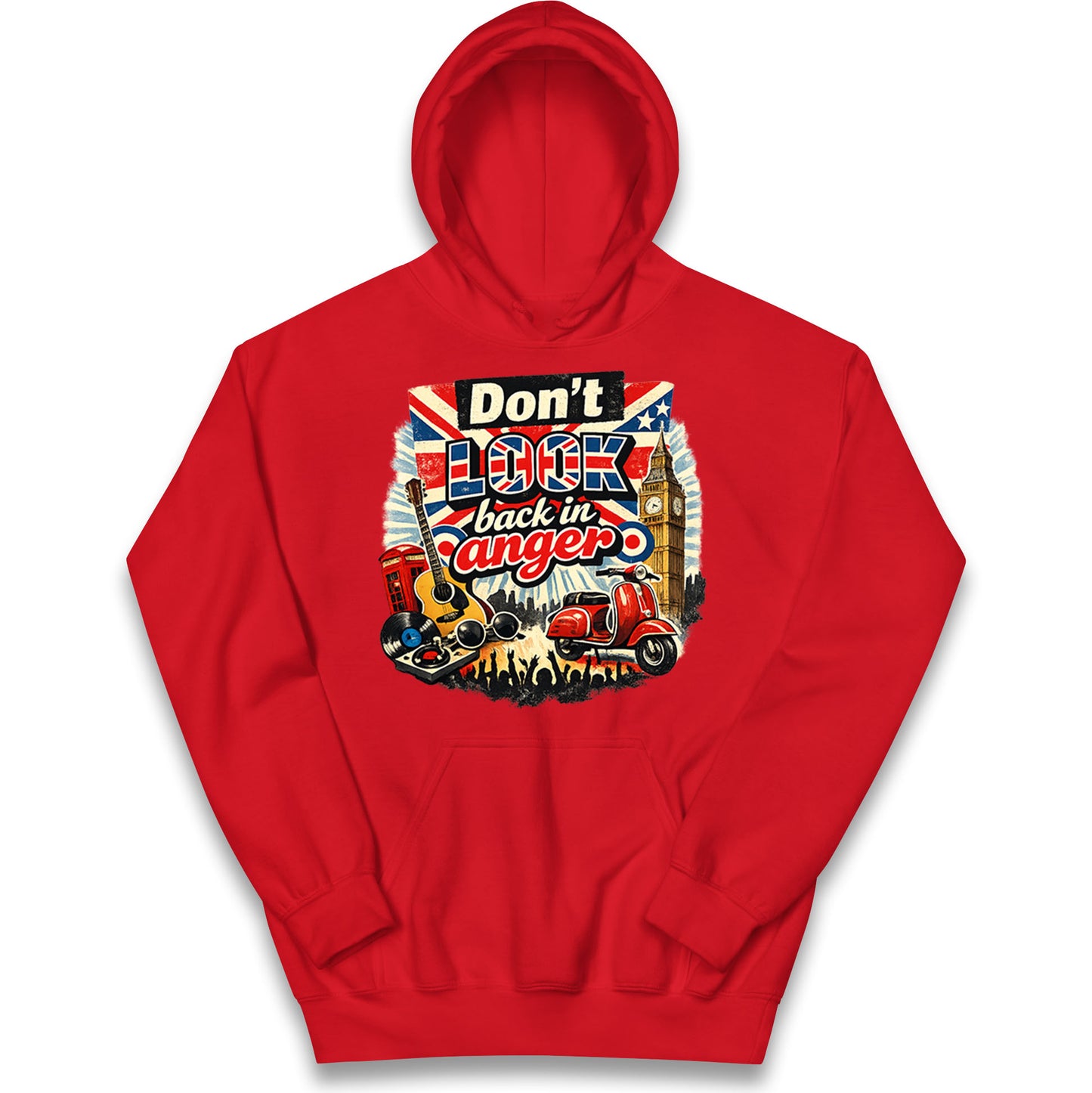Don't Look Back In Anger Kids Hoodie
