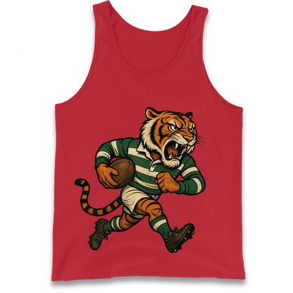Retro Leicester Tigers Rugby Union Tank Top