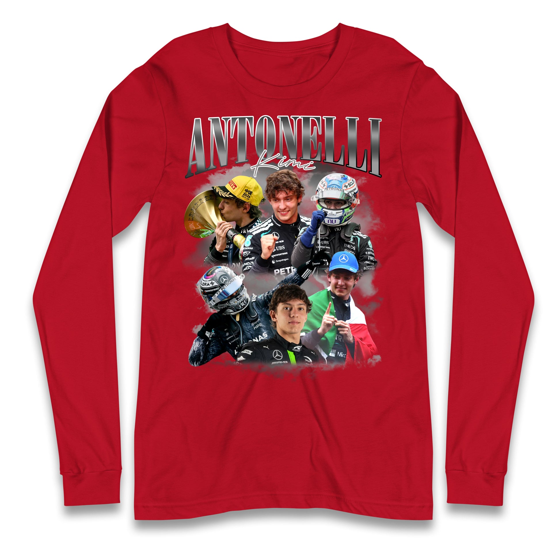 Kimi Antonelli F1 Longsleeve T Shirt